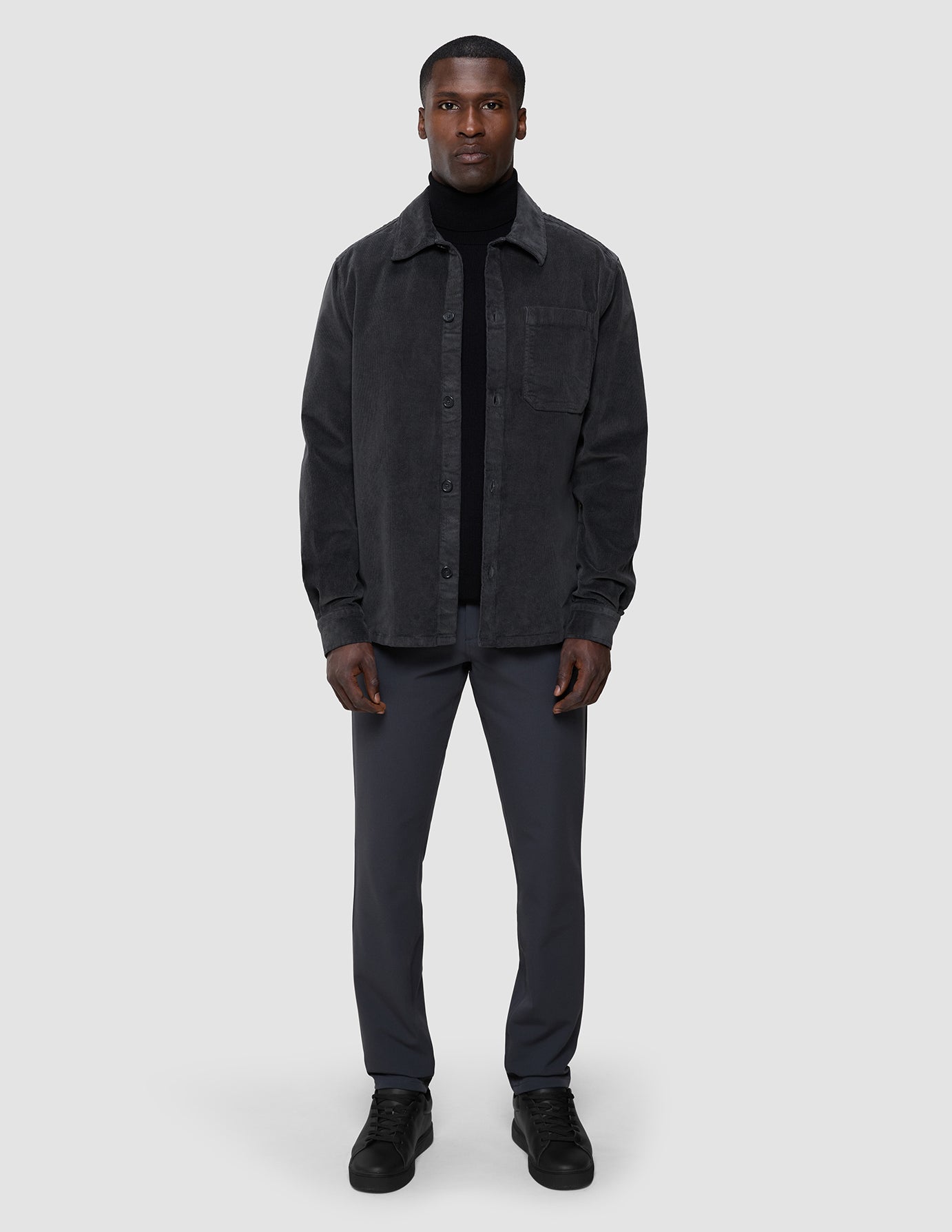 Corduroy Overshirt Dark Grey